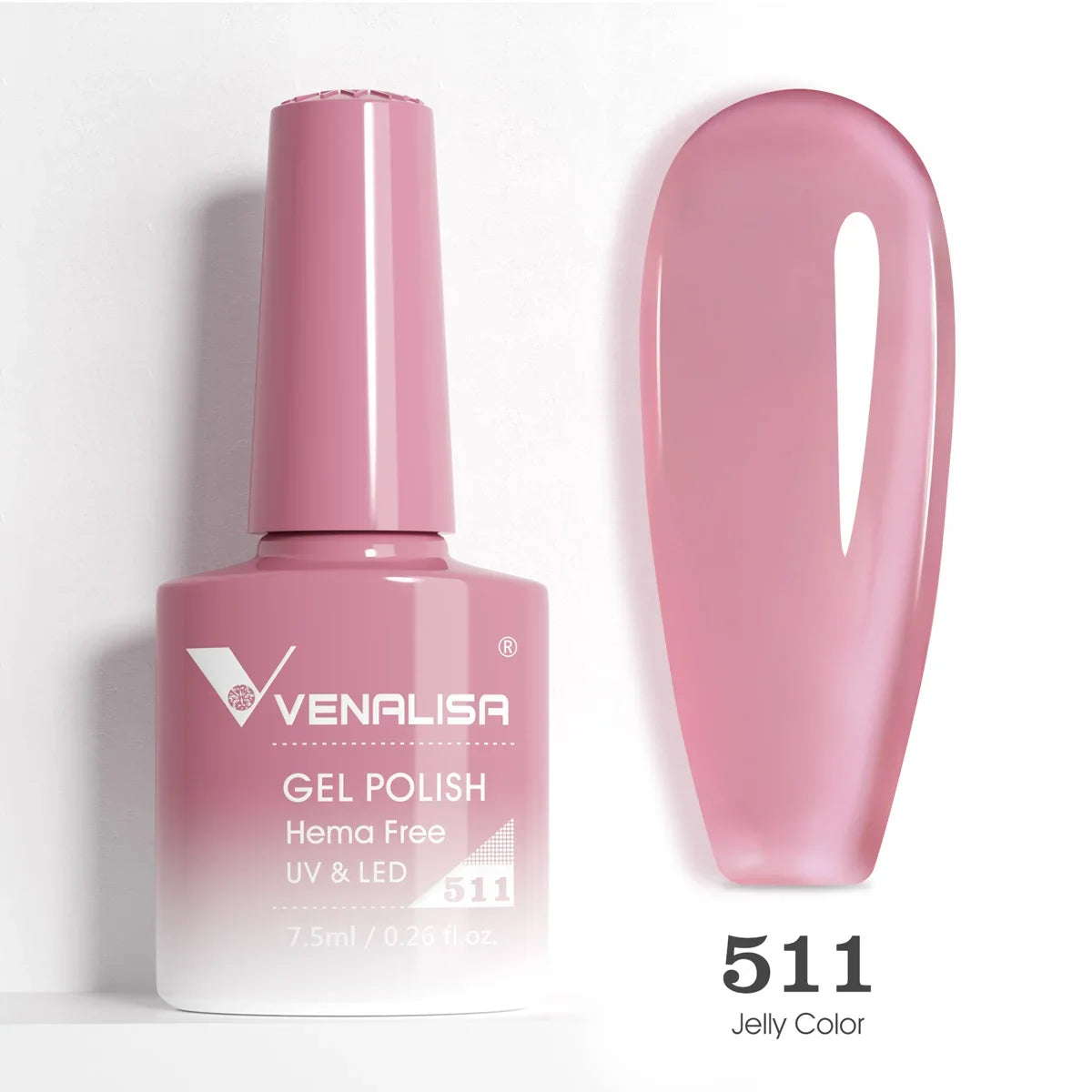 Venalisa VIP5 TPO FREE Jelly Pink Nude Collection Nail Gel Polish Glitter Gorgeous Soak Off UV LED Gel Varnish Nail Manicure
