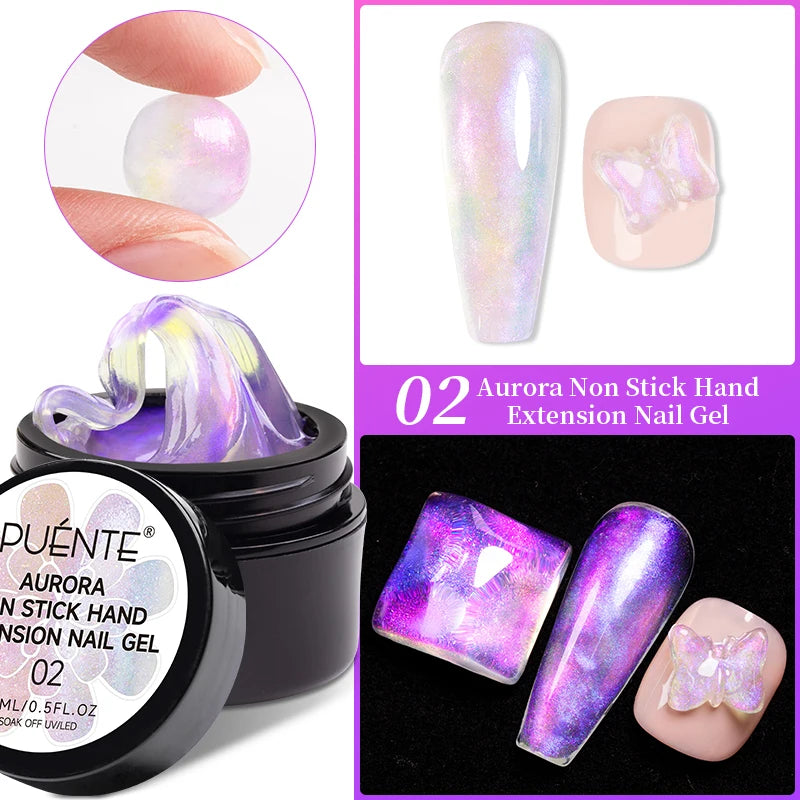 7.5ML Sparkling Rainbow Cat Magnetic Gel Nail Polish Pinkish Purple Laser Cat Eye Gel Soak Off UV Nail Art Varnish For Manicure