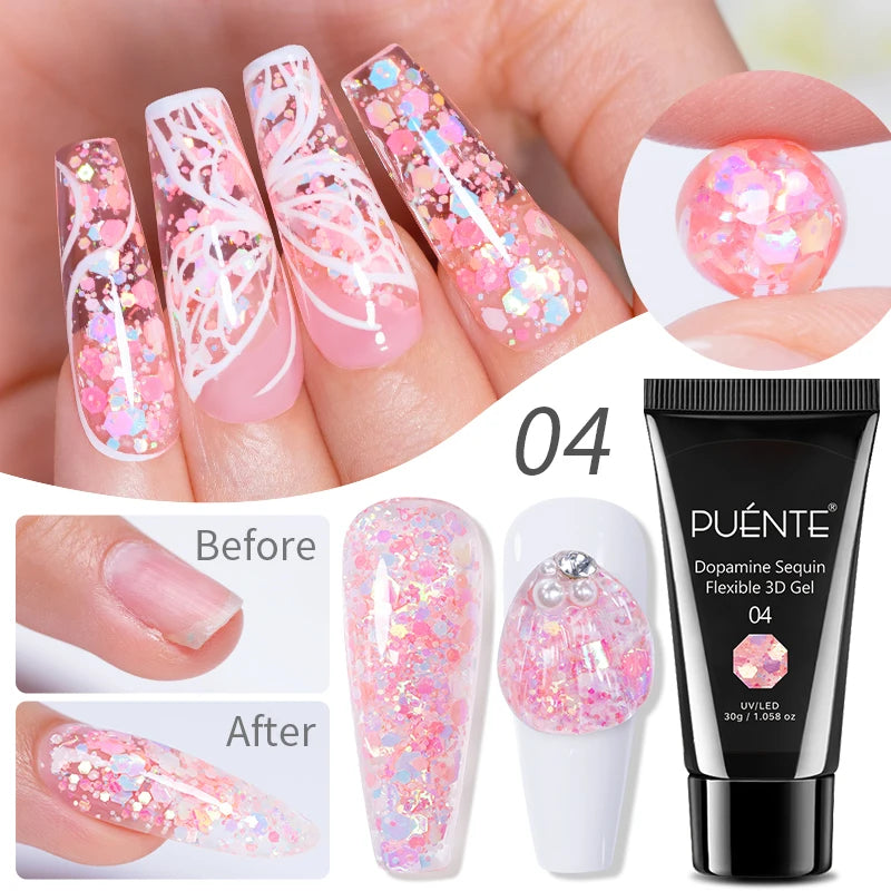7.5ML Sparkling Rainbow Cat Magnetic Gel Nail Polish Pinkish Purple Laser Cat Eye Gel Soak Off UV Nail Art Varnish For Manicure
