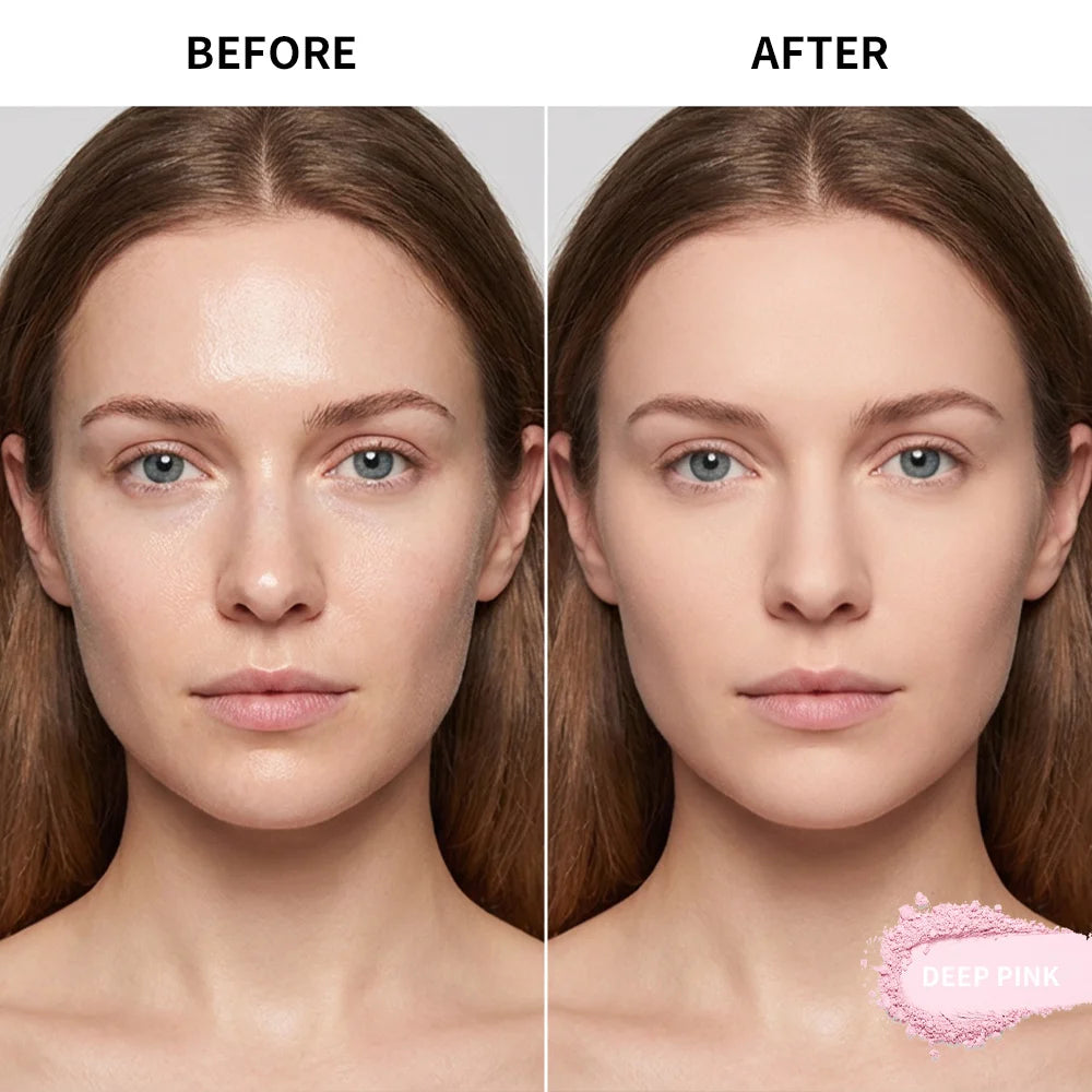 Professional Loose Powder Oil Control Anti-Sweat Waterproof Matte Base Makeup Long-lasting Face Setting Powder Beauty Makeup