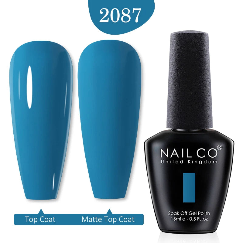 NAILCO Red Colors Series 15ML Nail Gel Polish Nail Supplies Semi Permanent For Nail Art Manicure Soak Off LED UV Hybrid Varnish