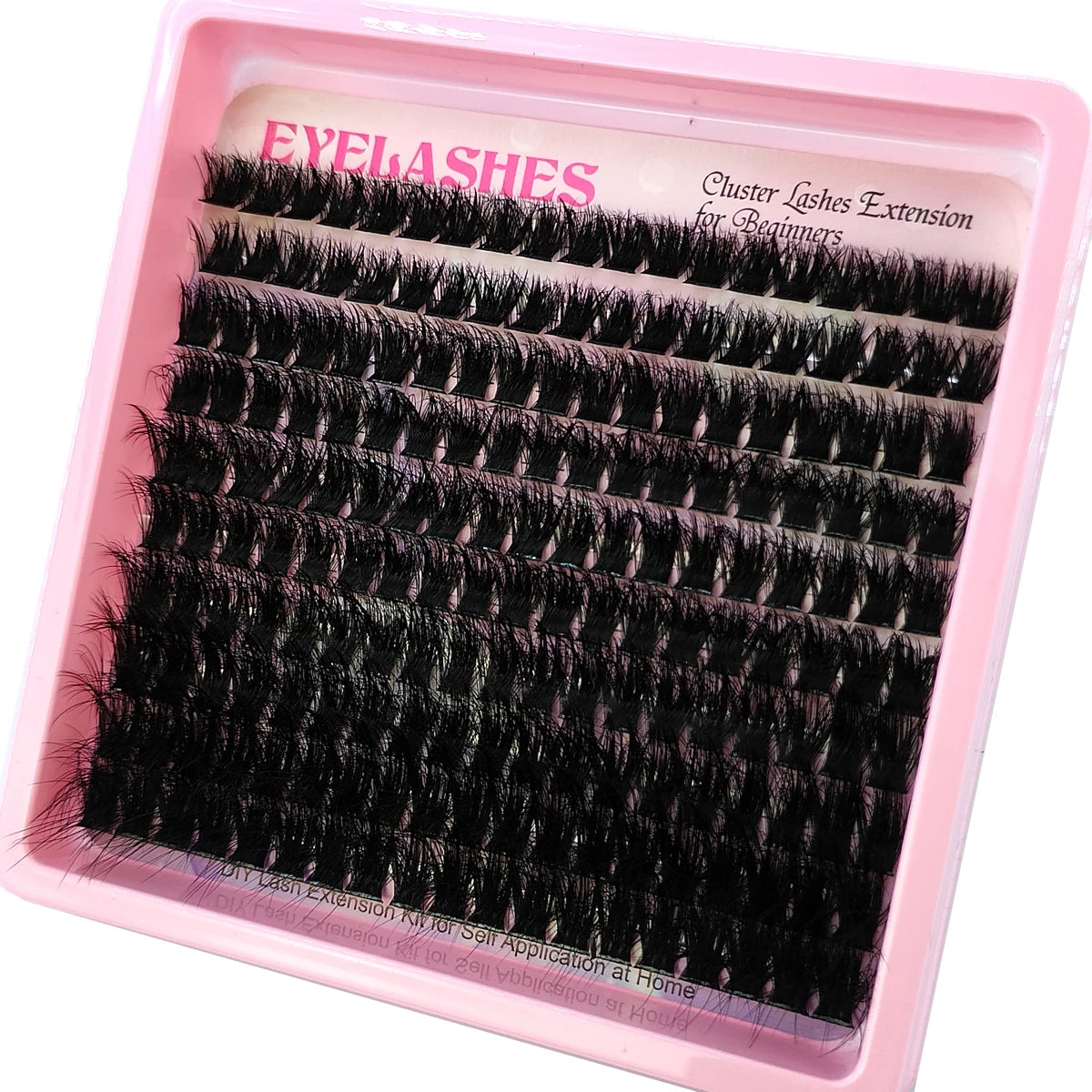 10Row 40D-200D 5D Fluffy Thick Lashes Clusters 10-18mmMix Wispy Individual Lashes Extensions Clusters DIY Makeup False Eyelashes