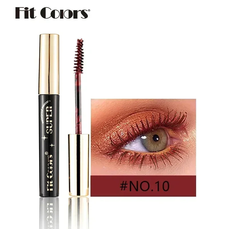 5D Silk Fiber Waterproof Mascara - 14 Colors Thick Lengthening