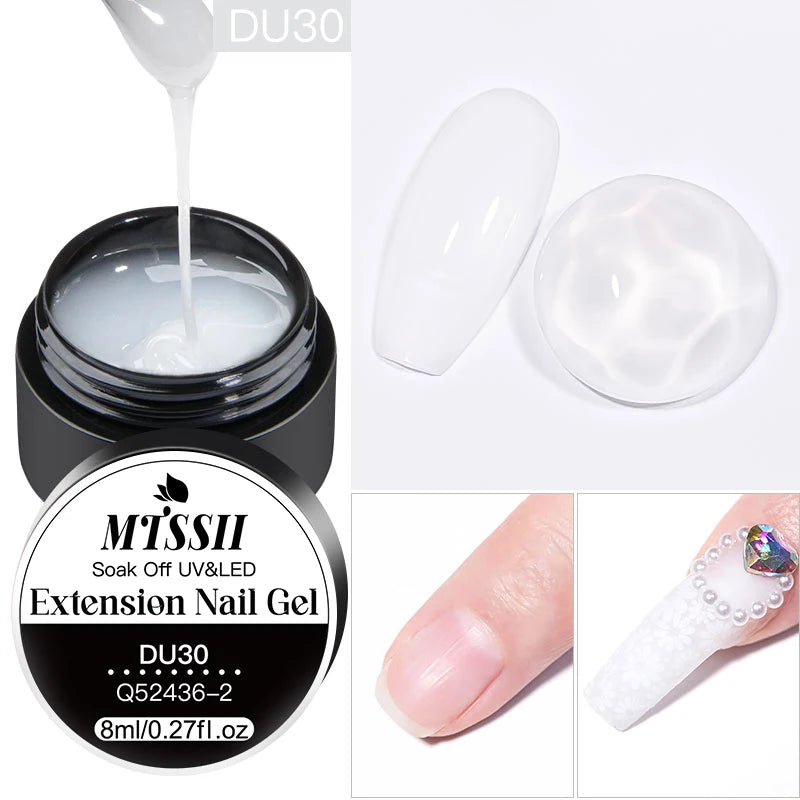 Mtssii 8ml Metallic Painting Nail Gel Polish Gold Silver Creative Elastic Nail Gel for PaintingDrawing Magic Mirror Gel Varnish