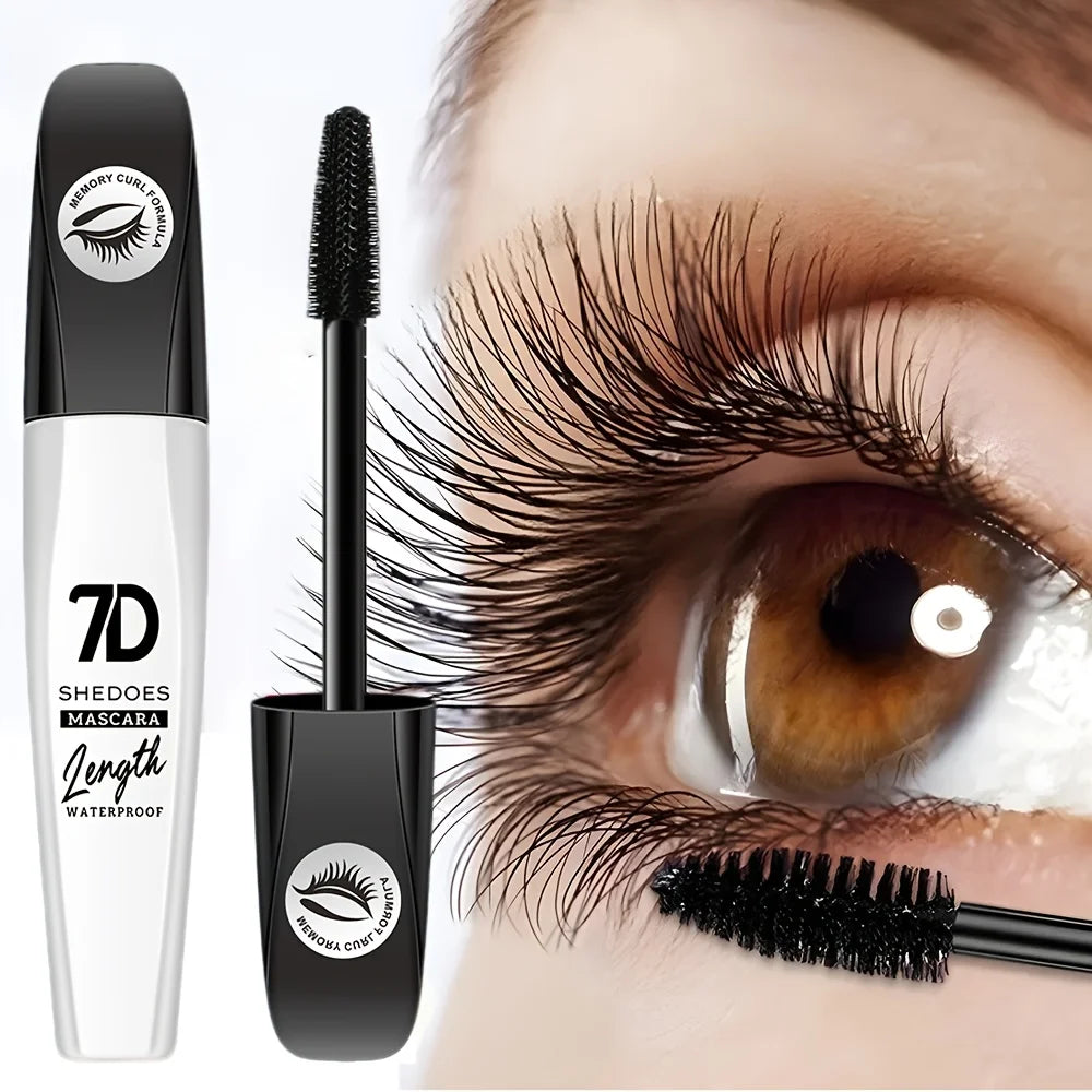 7D Fiber Mascara - Waterproof Lengthening & Thickening Black
