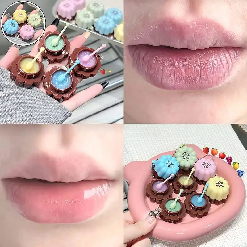 Fruit-Flavored Lip Balm Deep Moisturizing & Nourishing Lip Mask Dry Lips Care Reduces Lip Lines Lip Treatment Product