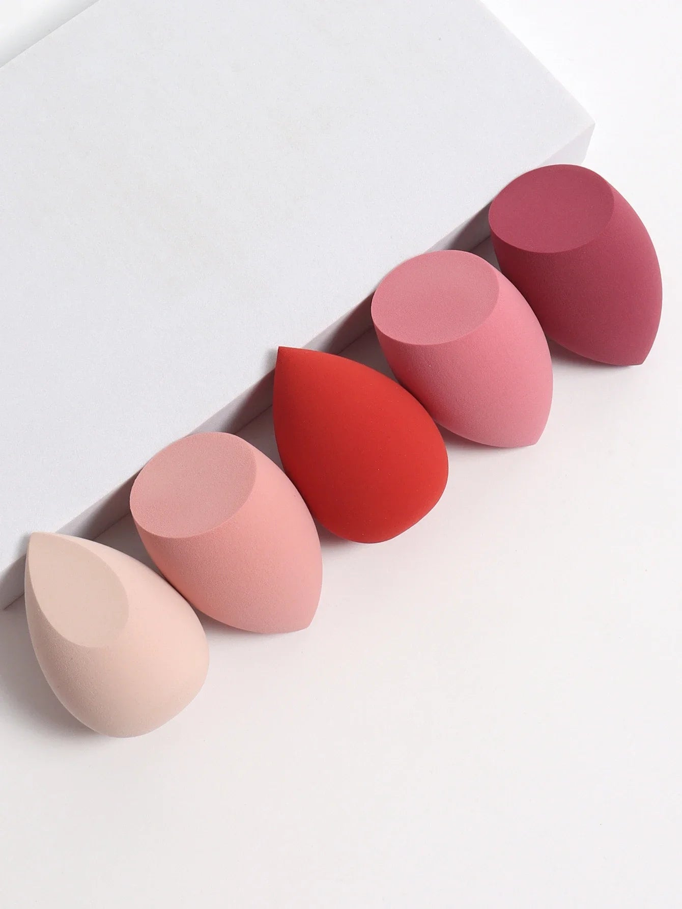 5-Pack Dual-Use Makeup Sponge Set - Velvet for Liquid/Cream/Powder | Vegan Eco-Friendly Travel Essentials