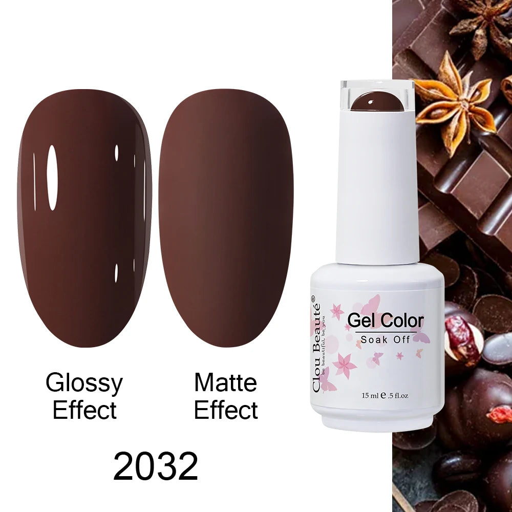 Clou Beaute Royal Blue Color Winter Trendy Semi Permanent Nail Art Manicure Varnishes Gel Nail Polish Hybrid Base Gel Top Coat