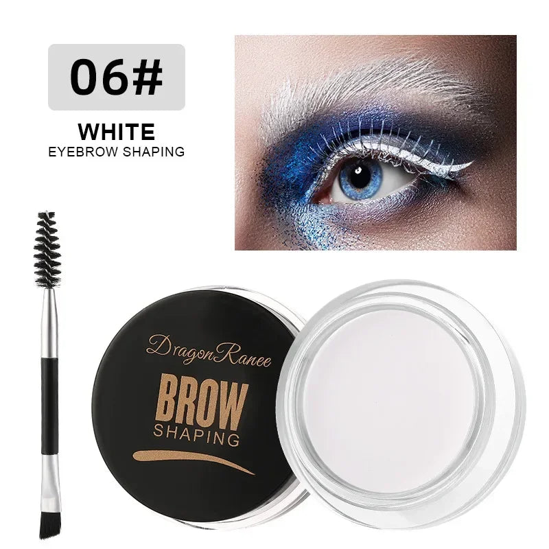 3D Wild Eyebrow Tint Cream - Waterproof Matte Brown Black Gel