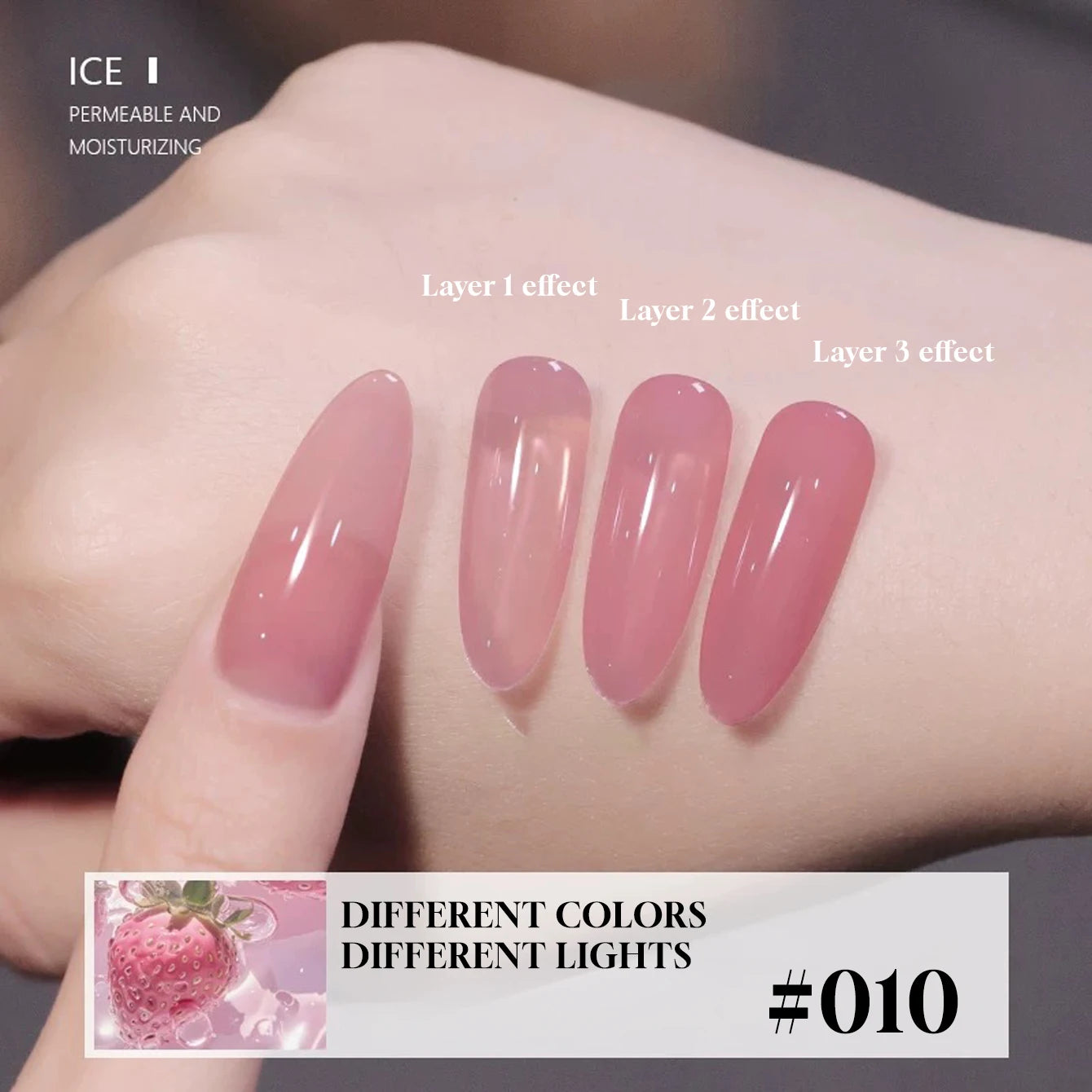 MIANEL  12ML Japanese Style Fairy Gel Nail Polish White Pink Nude Color Ice Clear Nail Polish Pink Nails Summer Nails 1-24pcs