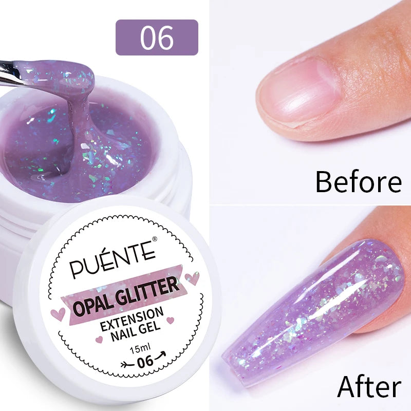 PUENTE 7.5ML Nude Shade Ceramic Cat Eye Gel Nail Polish Shiny Moonlight Cat Eye Gel Soak Off UV Semi-Permanent Nail Art Varnish