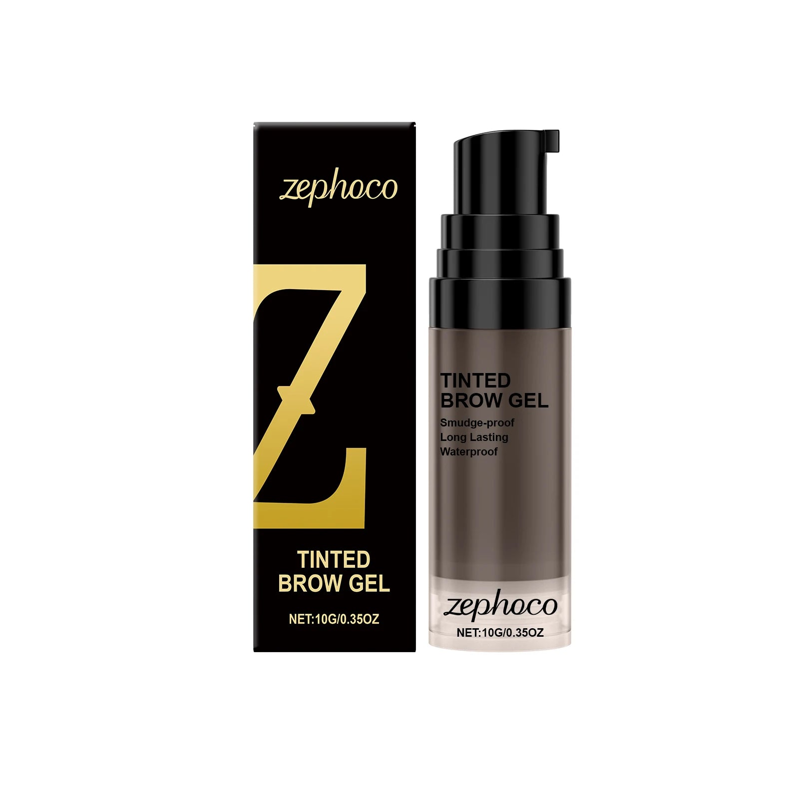 Zephoco Tinted Brow Gel - Waterproof Matte Eyebrow Cream