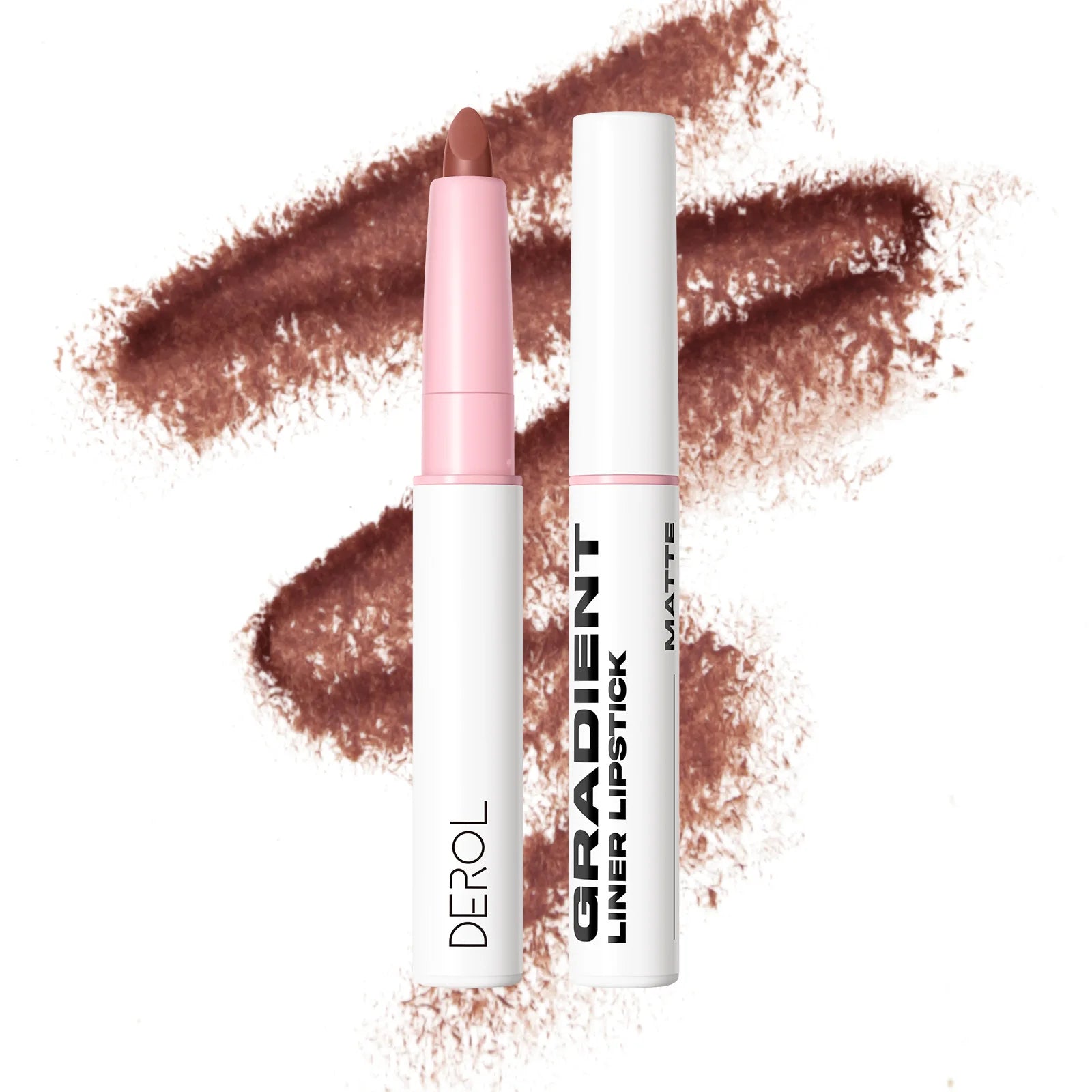 2-in-1 Lip Liner - Velvet Matte Long-Lasting, Smudge-Proof & Precise Definition, All-in-One Cream Lip Pencil