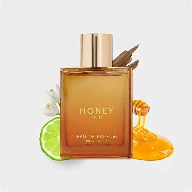 BellaVita Honey OUD Unisex perfume 100ml | Vanilla, Bergamot and Patchouli | Long acting Arabian Neutral perfume