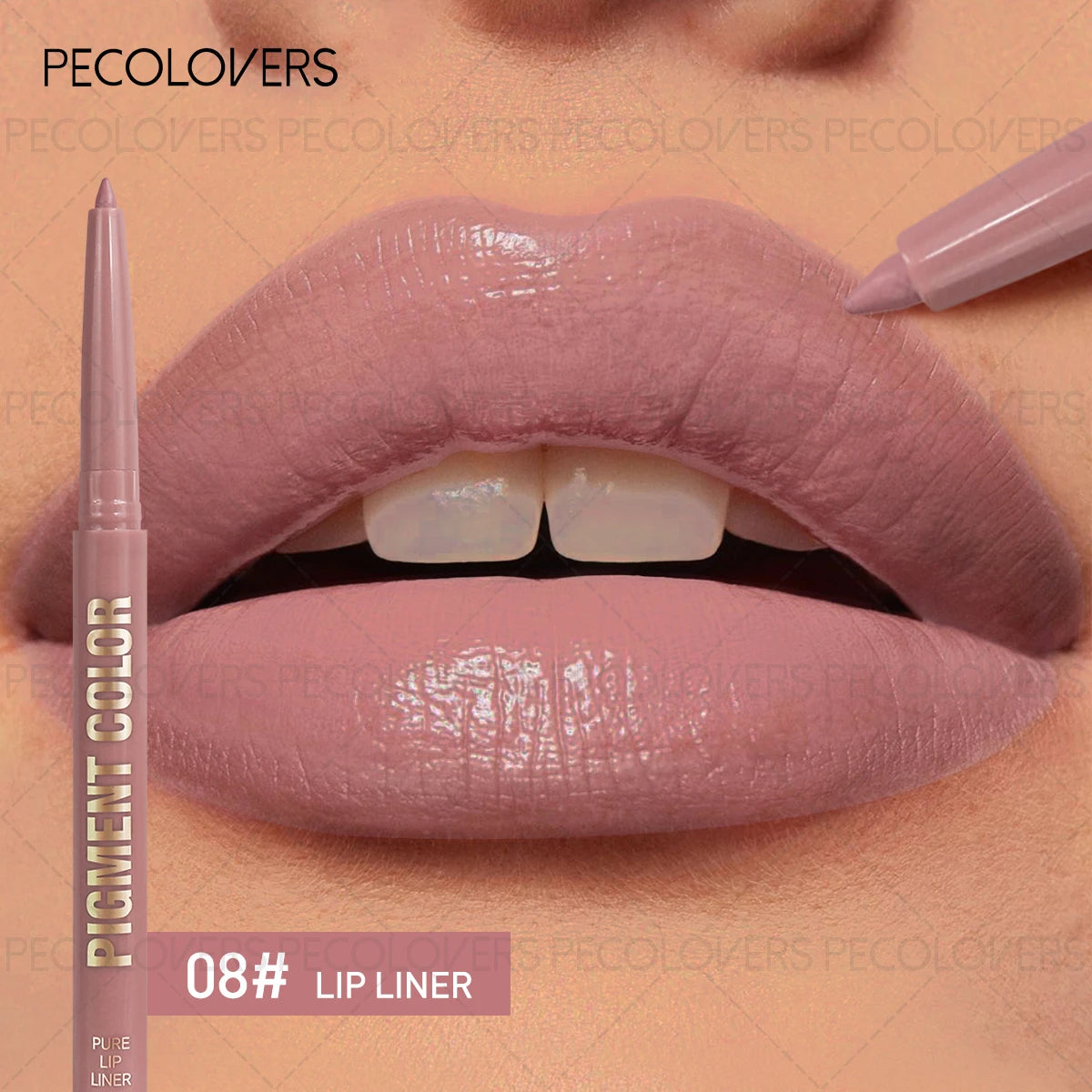 2-in-1 Waterproof Matte Lip Liner & Gloss, , Non-Stick Lipstick, Suitable for beginners