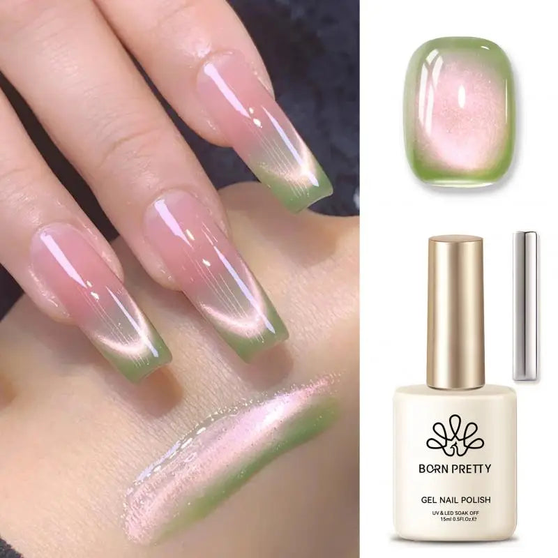 BORN PRETTY Milky Jelly Rubber Base Gel for Gel Nail Polish 15ml Russian Self-leveling Nude Color Soak Off Semi Permanent UV Gel