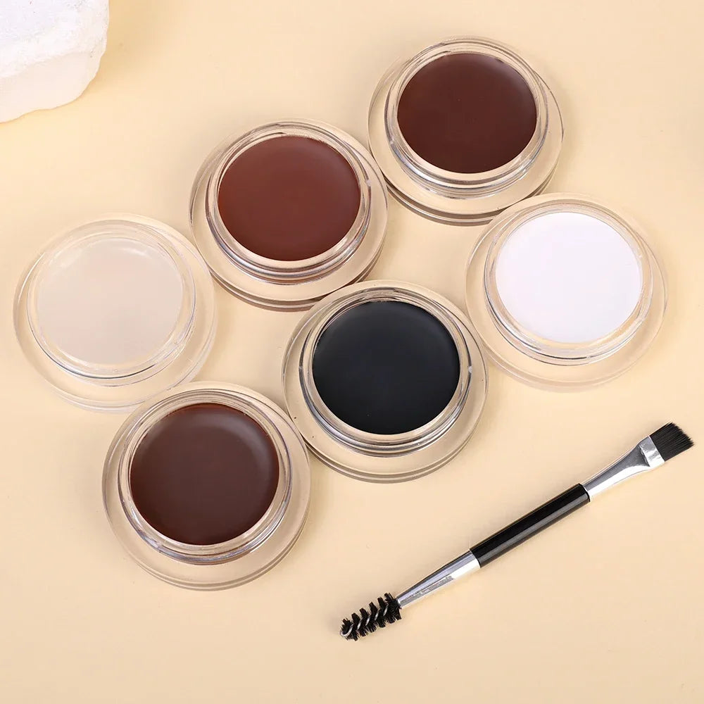 3D Wild Eyebrow Tint Cream - Waterproof Matte Brown Black Gel