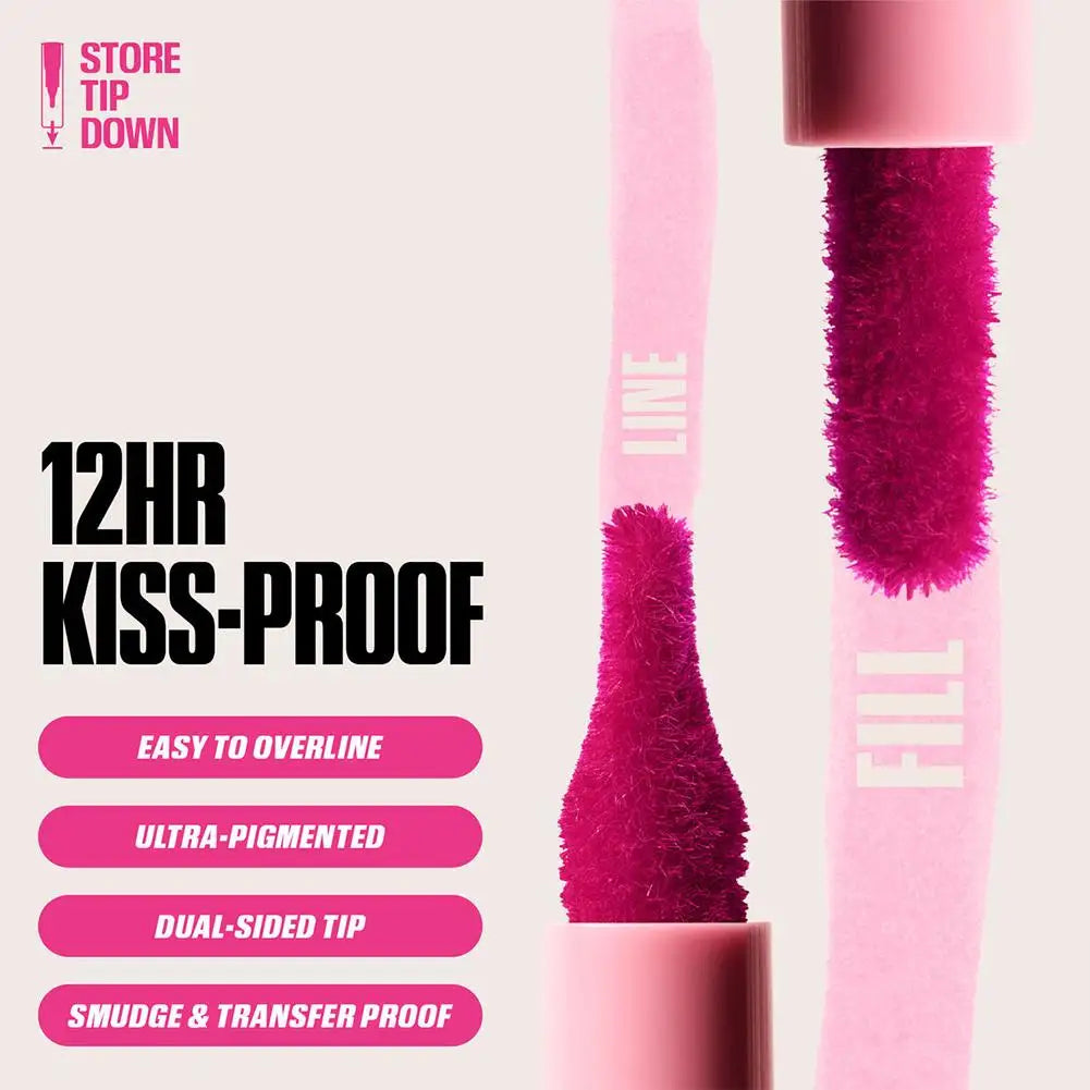 Waterproof Lipliner Pencil Matte Lip Liner Pen Outline Lip Shape High Color Rendering Moisturizing Long-Lasting Cosmetics