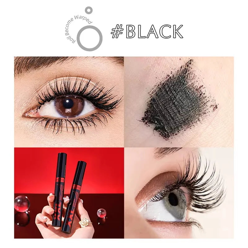 3D Waterproof Mascara - Black Volume & Lengthening Hyper-Curl