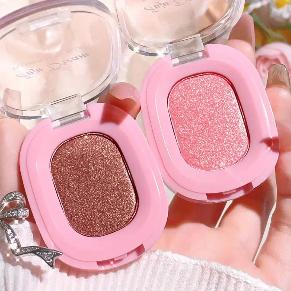 Monochrome Matte Blush Powder,Natural Nude Cheek Rouge,Brightening Long-Lasting Waterproof,Easy Apply,Safe Xmas Halloween Makeup