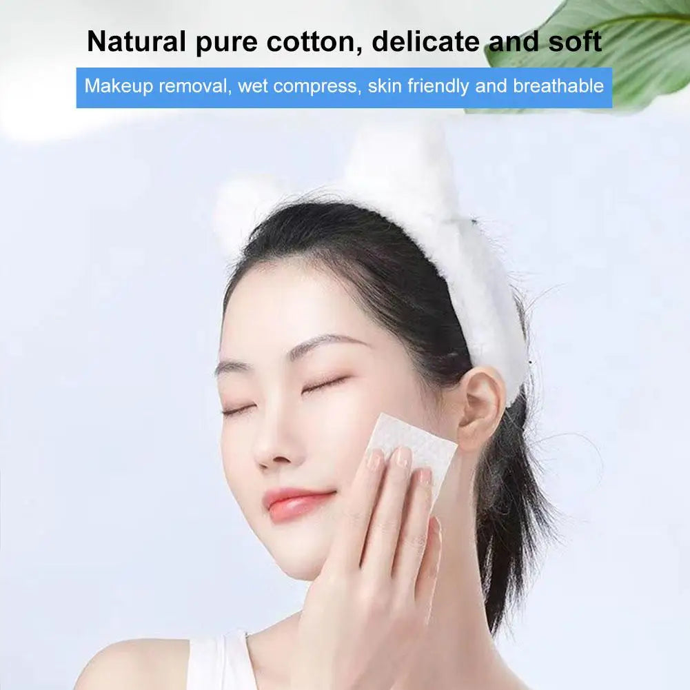 450/500/600PCS Facial Puff Cotton Pads Disposable Makeup Accessories Remover Practical Face Soft Remover Paper