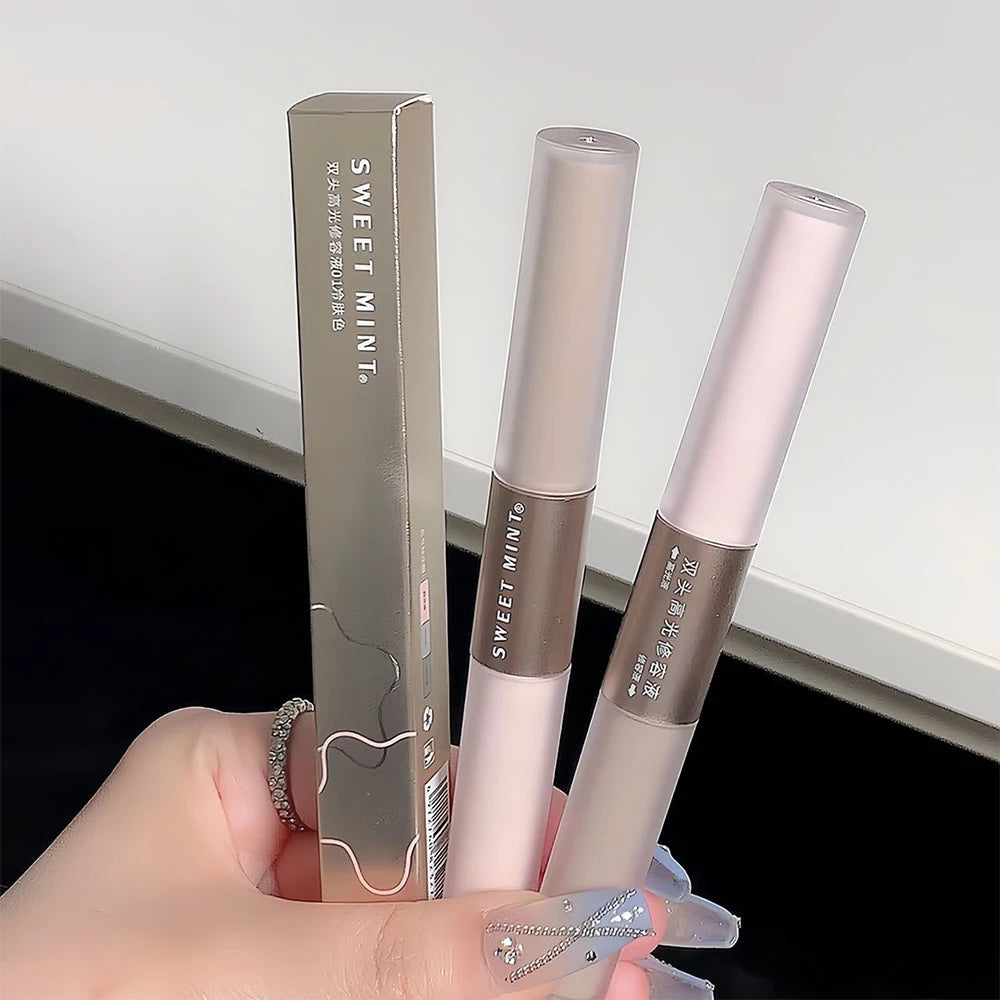 Double-ended Liquid Contouring Highlighter And Shadower In One Create A Long-lasting Natural Contouring Stick