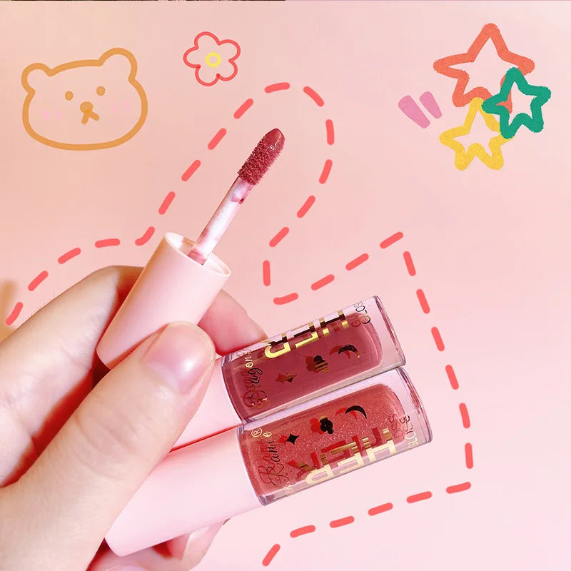 Water Light Lip Gloss Moisturizing Lipstick Jelly Mirror Lip Glaze Crystal Clear Hydrating Lip Plumping Gloss Korean Makeup