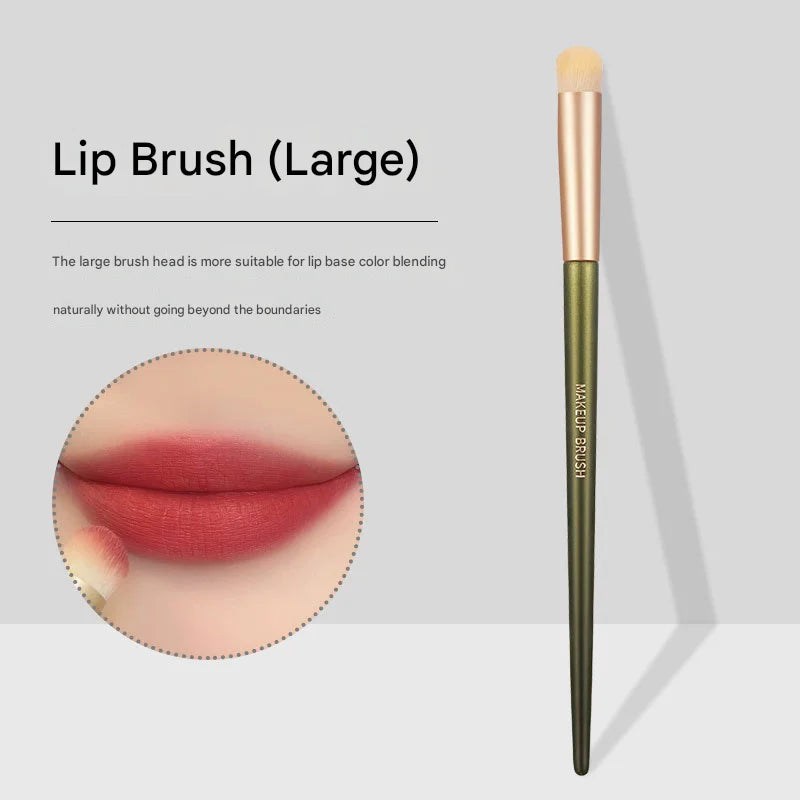GECOMO Round Head Lip Brush Lipstick Coloring Smudge Brush Concealer Brush Lip Makeup Brush Multi-function Beauty Tool