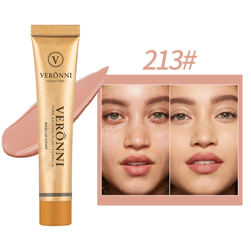 Long-lasting waterproof and sweatproof concealer with natural nude Maquiagem Liquid Concealer Beauty Face  Cosmetics Makeup Base