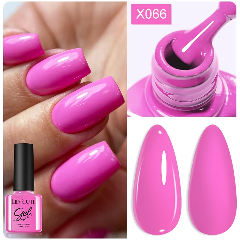 LILYCUTE 7ml Fruit Grape Purple Cat Magnetic Gel Nail Polish Vernis Semi Permanent Soak Off Colorful Gel Polish Nails Supplies