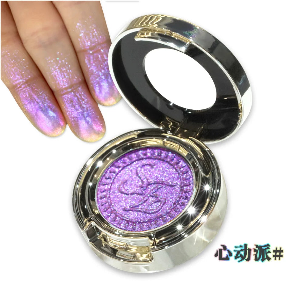 SheenEffect chameleon pigment Eyeshadow Single eye shadow Long-lasting Highlighter Easy to blend portable Makeup Cosmetics