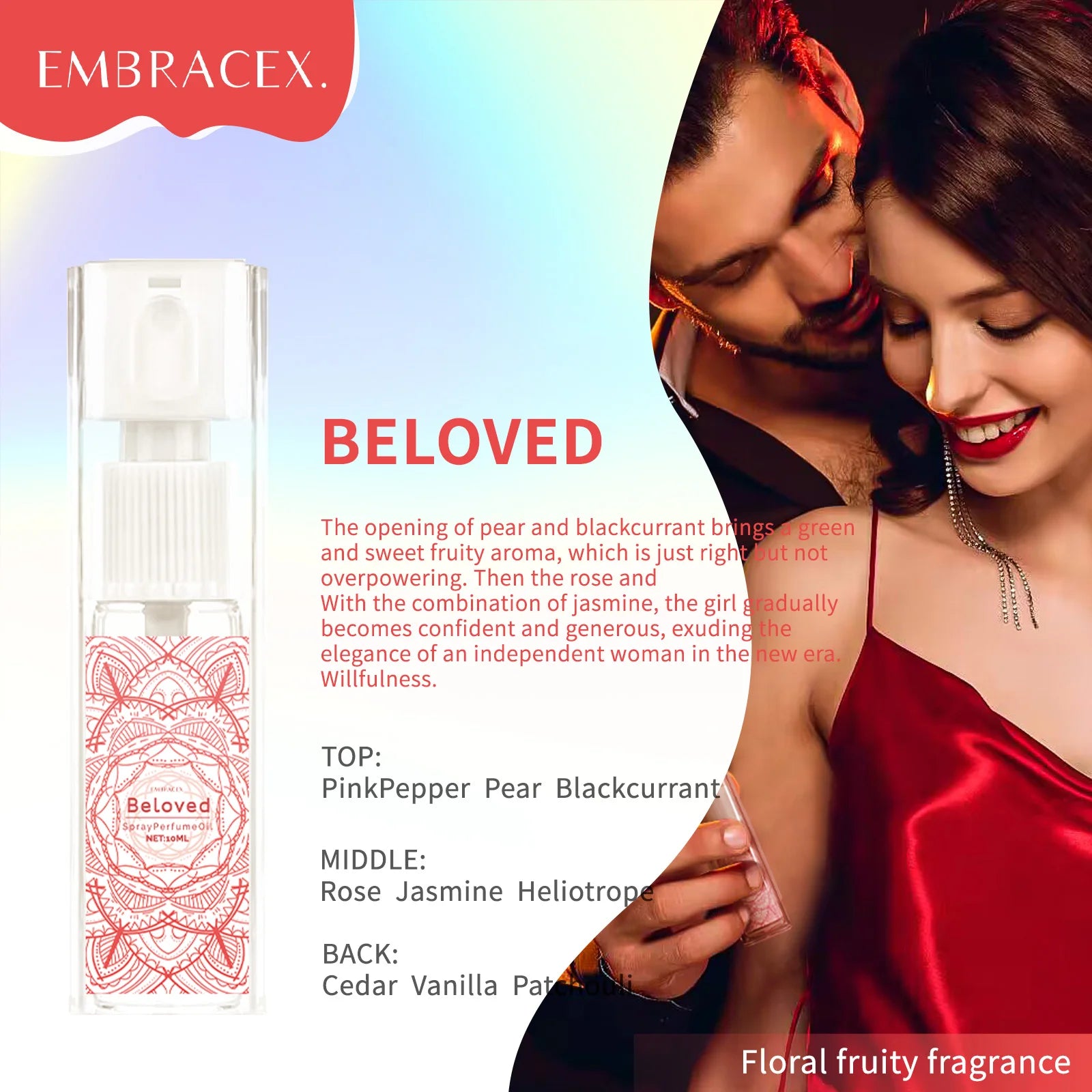 12Types Spray Essential Oils Pheromones Perfumes For Women Gift Body Oil Spray Fragrance Floral Fruity Woody Tea Long Lasting