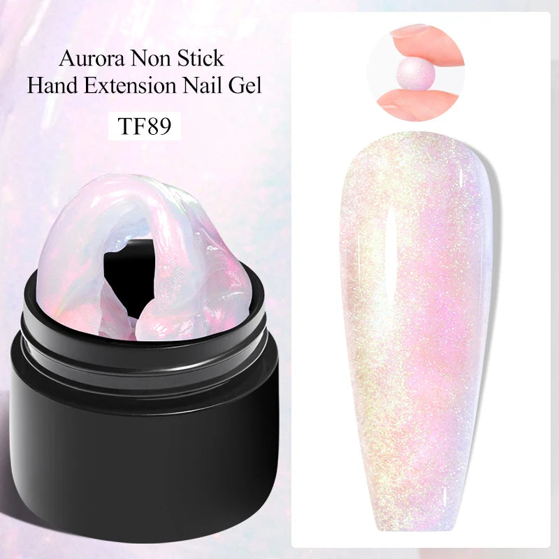 Milky White Nail Extension Gel Clear Nude Building UV Gel For Nails Finger Extensions Form Tips French Nails Manicure Nail Art