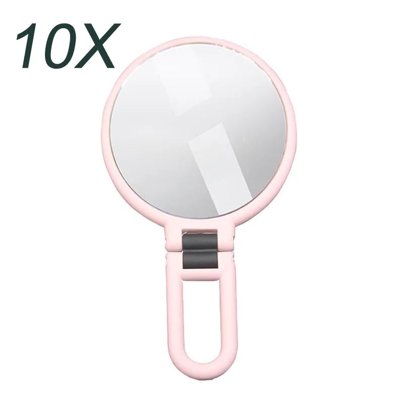 New 2/5/10/15x Magnifying Makeup Mirror Women's Pocket Mirror Small Folding Mirror for Table HUAZJ06