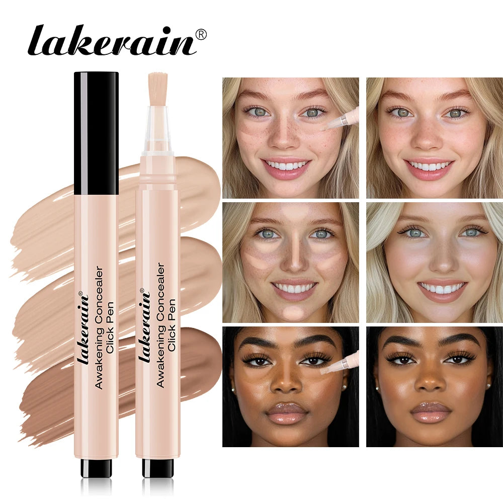 Liquid Press Concealer Click Pen - Brightening Face Makeup 3.5g