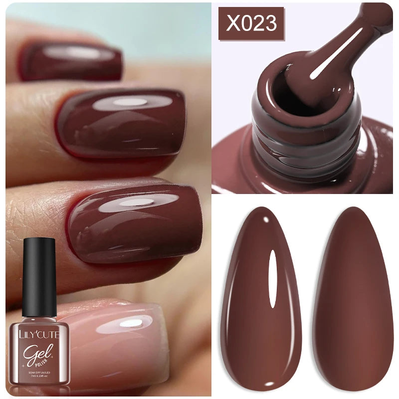 LILYCUTE 7ml Fruit Grape Purple Cat Magnetic Gel Nail Polish Vernis Semi Permanent Soak Off Colorful Gel Polish Nails Supplies