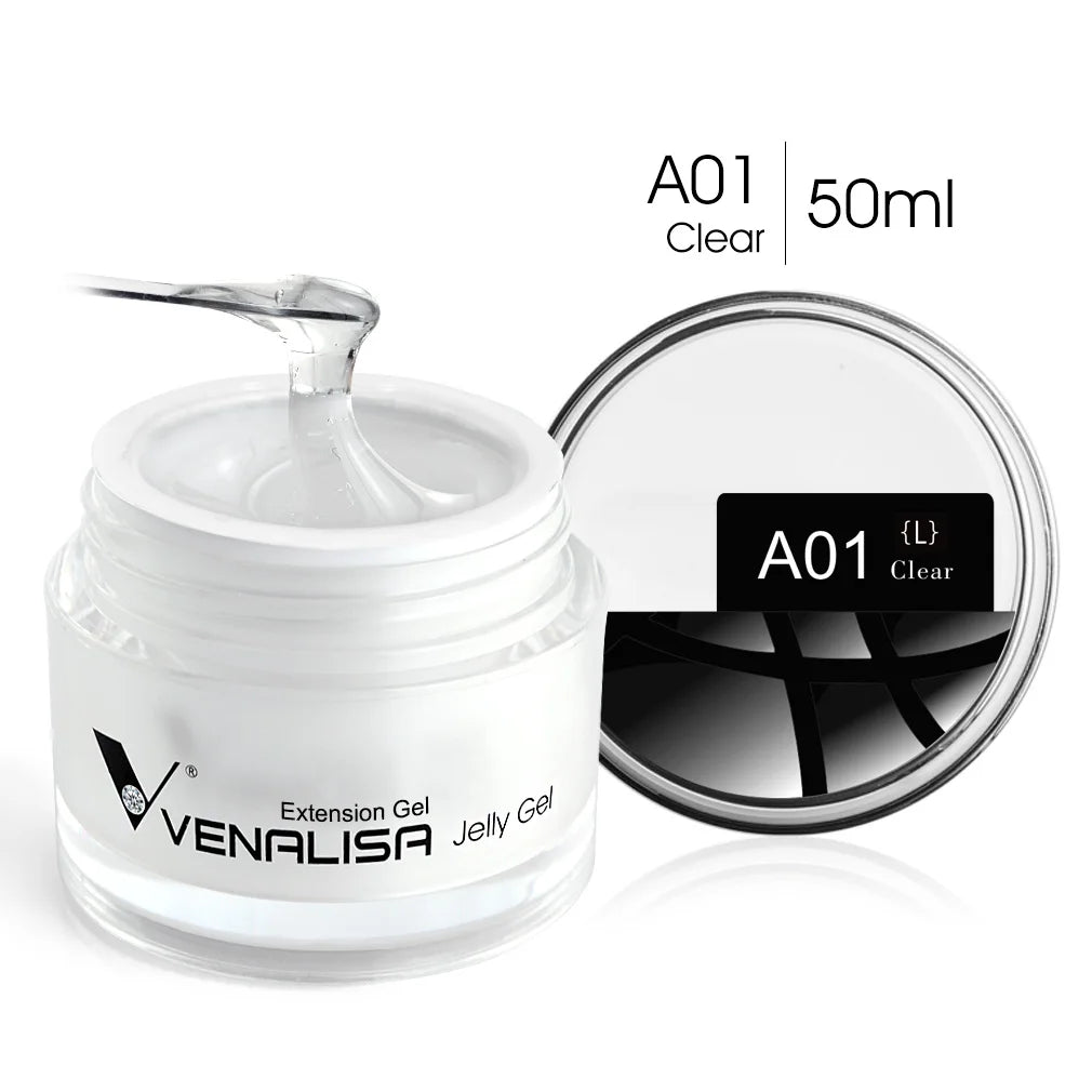 50ml VENALISA Builder UV Contruction Gel Jelly Gel Nude Skin Collection Nail Form Keep Nail C Arc Soak Off UV LED Camouflage Gel