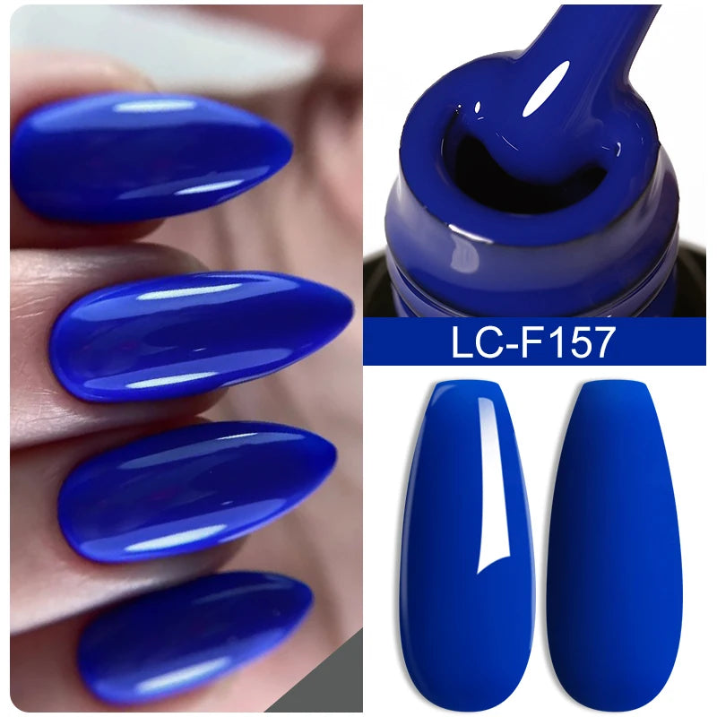 LILYCUTE 7ML Black Silver Red Reflective Glitter Gel Nail Polish Sparkling French Soak Off Long Lasting Manicure Nails Art Gel