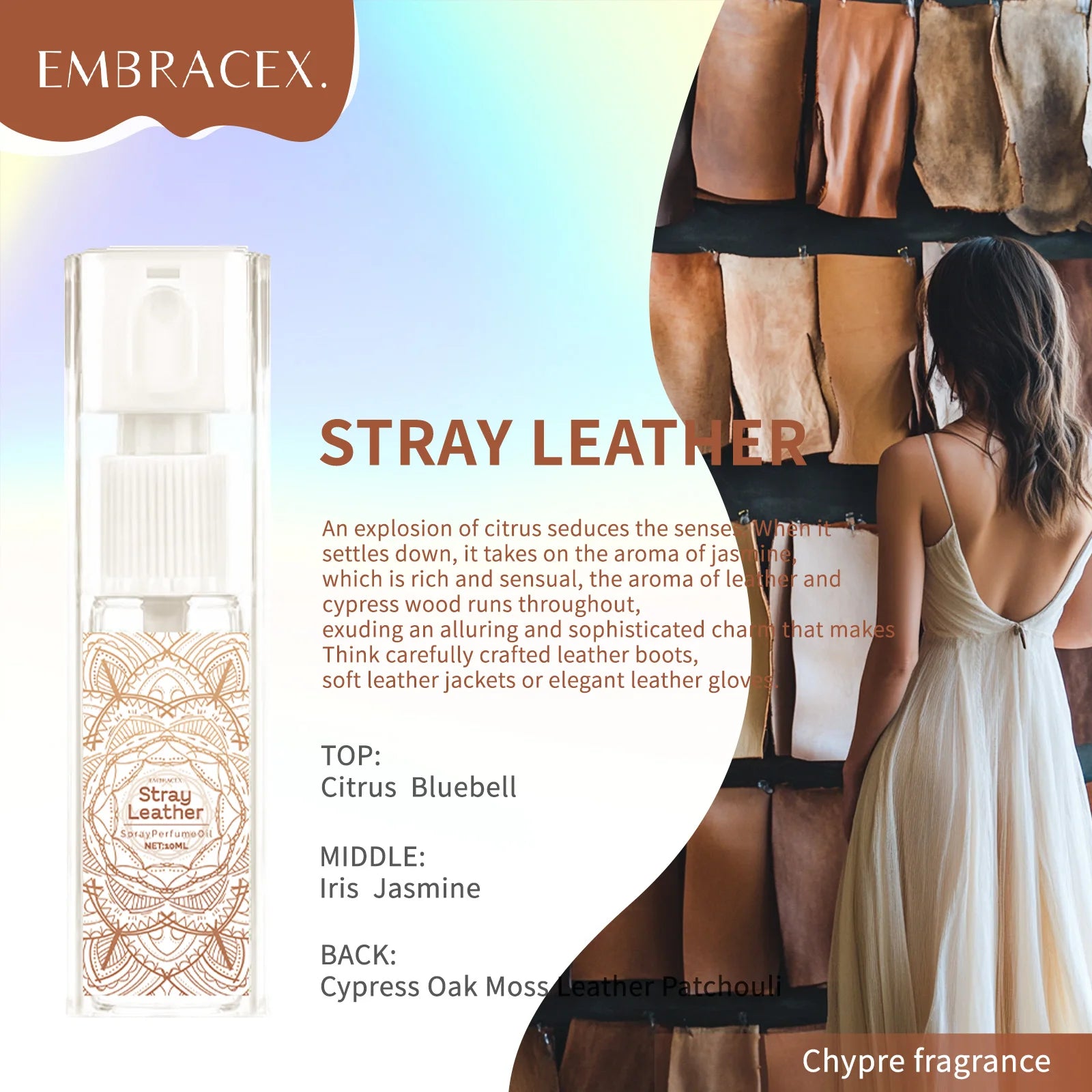 12Types Spray Essential Oils Pheromones Perfumes For Women Gift Body Oil Spray Fragrance Floral Fruity Woody Tea Long Lasting