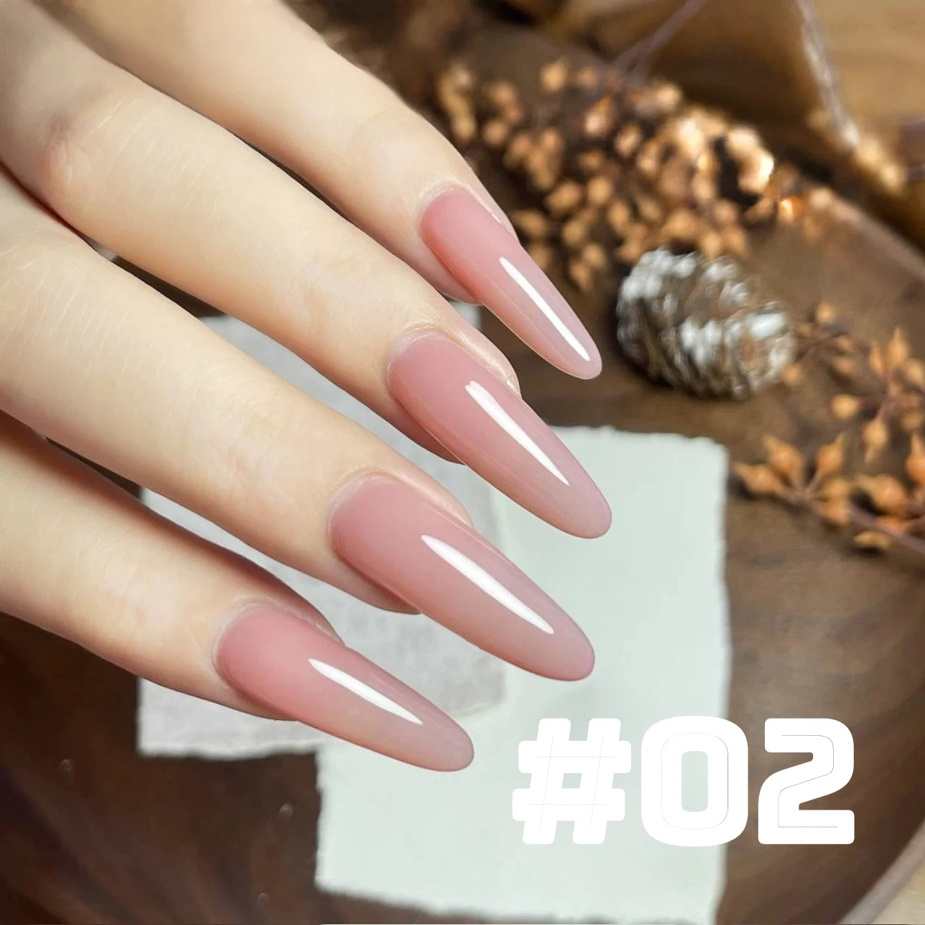 MIANEL  12ML Japanese Style Fairy Gel Nail Polish White Pink Nude Color Ice Clear Nail Polish Pink Nails Summer Nails 1-24pcs