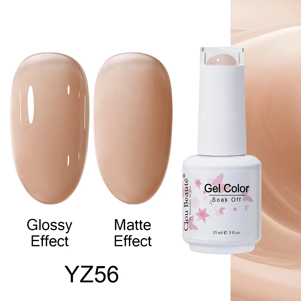 Clou Beaute Royal Blue Color Winter Trendy Semi Permanent Nail Art Manicure Varnishes Gel Nail Polish Hybrid Base Gel Top Coat