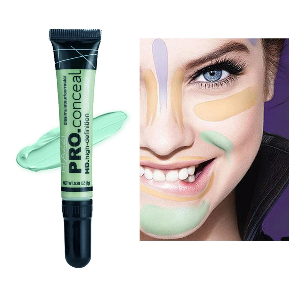 3 Piece Concealer Kit Set - Face Camouflage Cream for Acne Scars, Under Eye Dark Circles, Contouring & Foundation Makeup