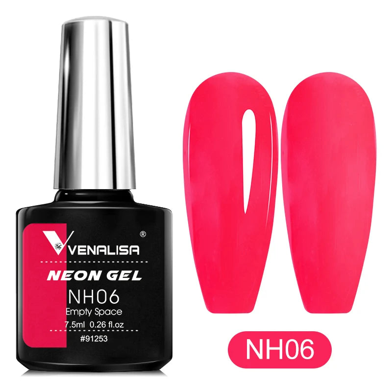VENALISA Summer Neon Color Beauty Nail Gel Polish Bright Nail Art Salon Lacquer Soak off UV LED Fluorescence Gel Nail Varnish