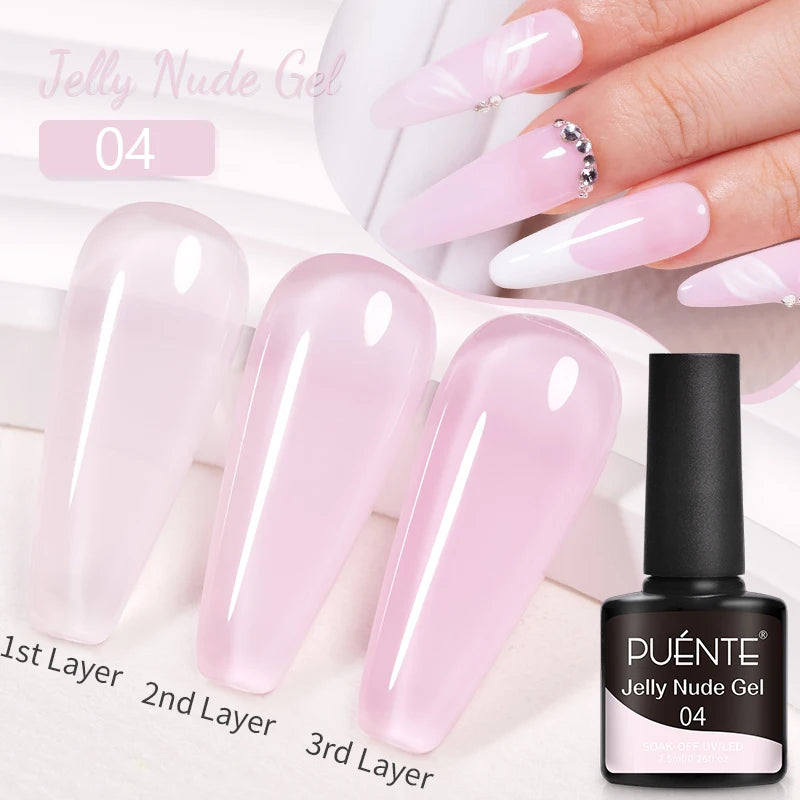 PUENTE Fruit Series Cat Magnetic Gel Nail Polish Summer Green Purple Pink Cat Eye Nail Gel Soak Off UV Semi-Permanent Varnish