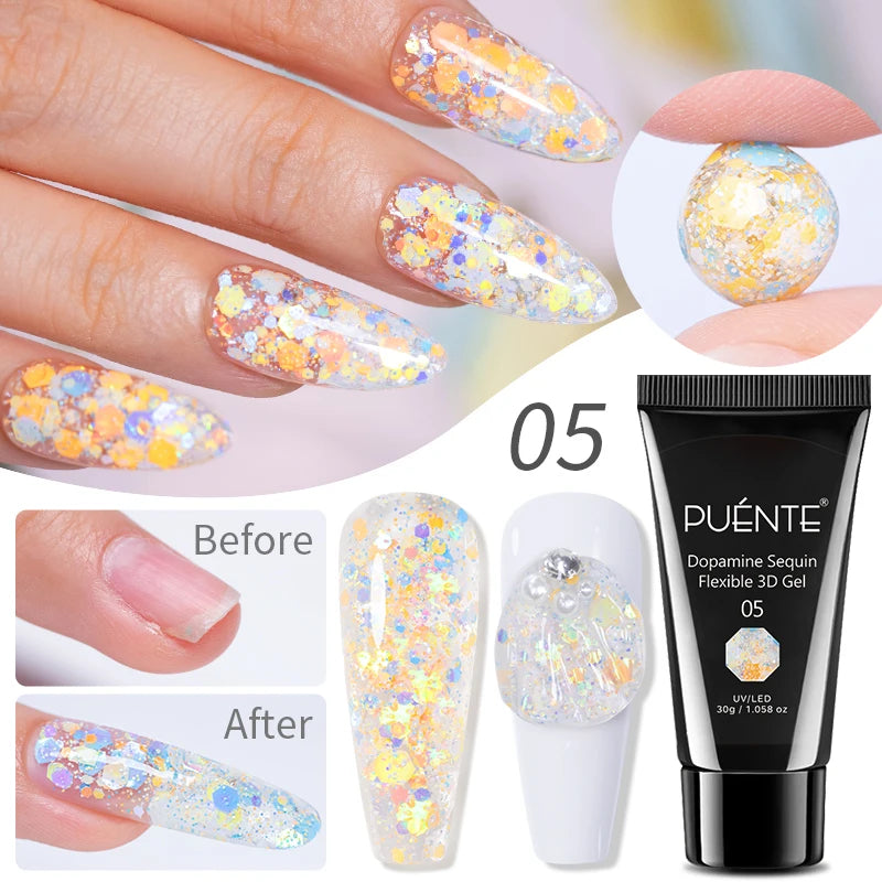 7.5ML Sparkling Rainbow Cat Magnetic Gel Nail Polish Pinkish Purple Laser Cat Eye Gel Soak Off UV Nail Art Varnish For Manicure