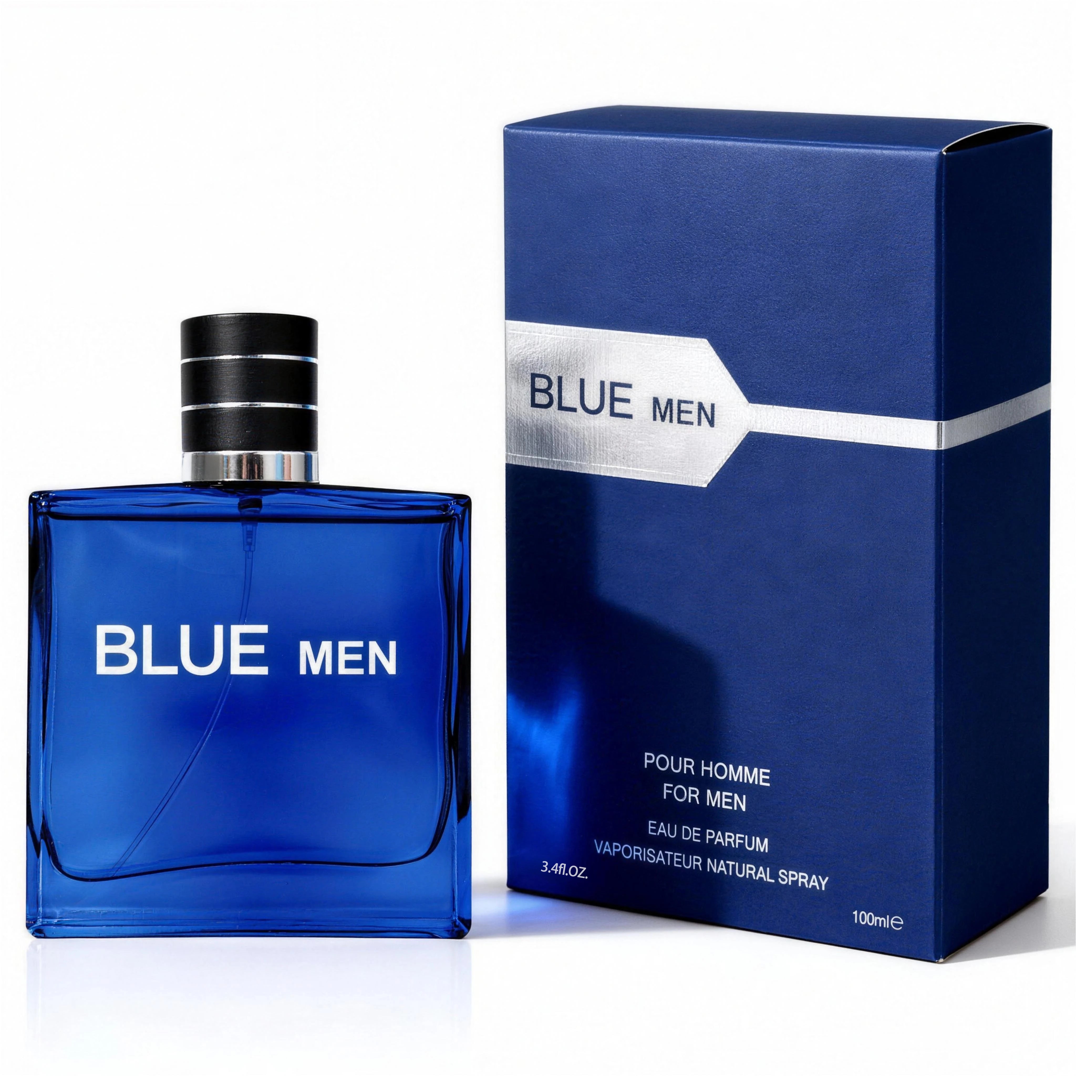 3.4 Oz Men's Eau De Toilette Spray, Long-Lasting Perfume, Calabria, Lemon, Pepper And Vetiver, Very Suitable For Dating