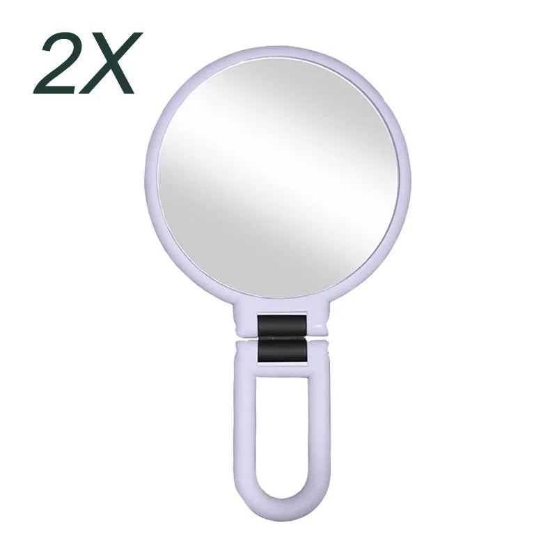 New 2/5/10/15x Magnifying Makeup Mirror Women's Pocket Mirror Small Folding Mirror for Table HUAZJ06