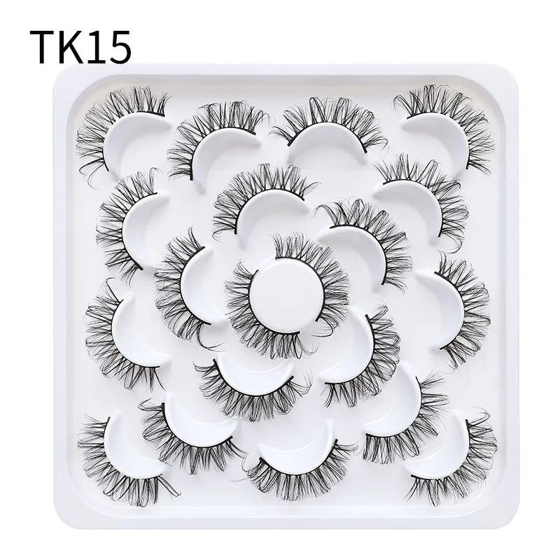 Russian Strip Lashes Makeup Lashes 25mm 3D Mink Volume Fluffy Natural False Eyelashes Thick Dramatic Mink Eyelashes Wholesale