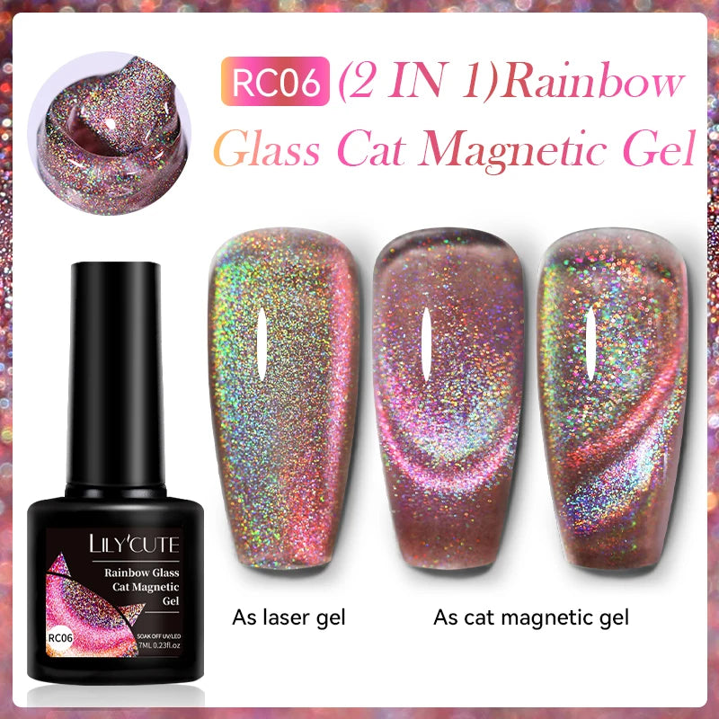 LILYCUTE 5ML Metallic Painting Liner Gel Nail Polish Super Bright Gold Silver Mirror Drawing Gel Semi Permanent Line French Nail