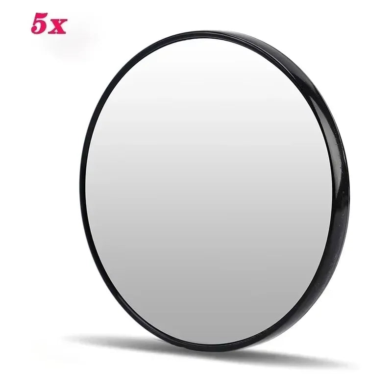 5X/10X/15X Magnifying Mirror with Suction Cup Round Cosmetics Makeup Mirror Shaving Bedroom Compact Magnification Vanity Mirrors